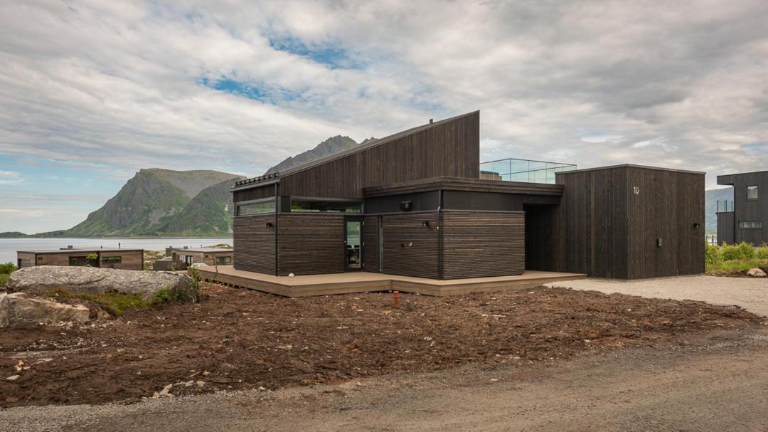 Hoda Cabin - Luxury Lodge With Jacuzzi And Sauna Lyngværet Esterno foto