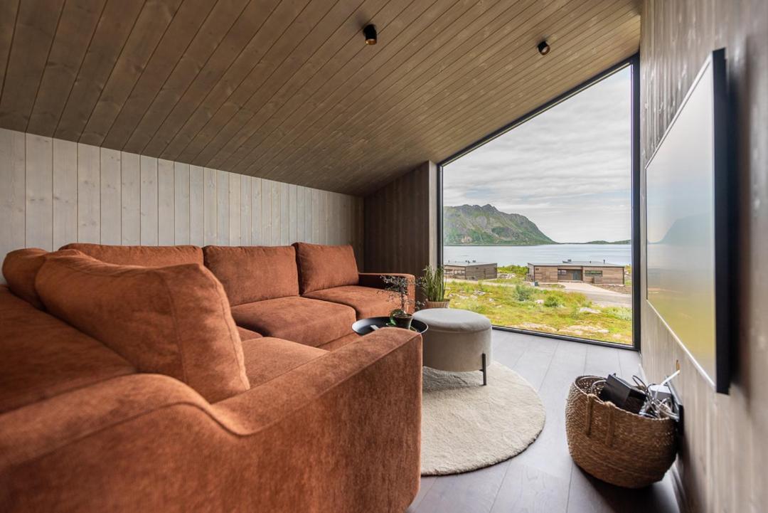 Hoda Cabin - Luxury Lodge With Jacuzzi And Sauna Lyngværet Esterno foto