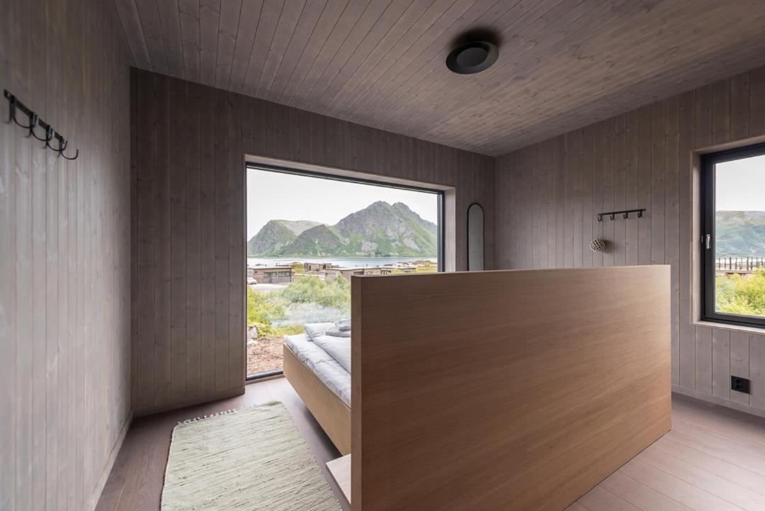 Hoda Cabin - Luxury Lodge With Jacuzzi And Sauna Lyngværet Esterno foto
