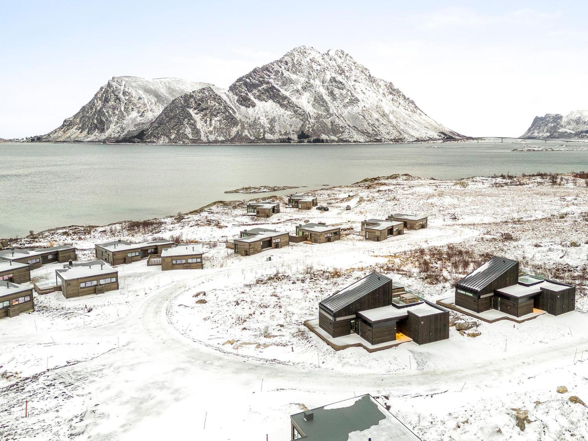 Hoda Cabin - Luxury Lodge With Jacuzzi And Sauna Lyngværet Esterno foto